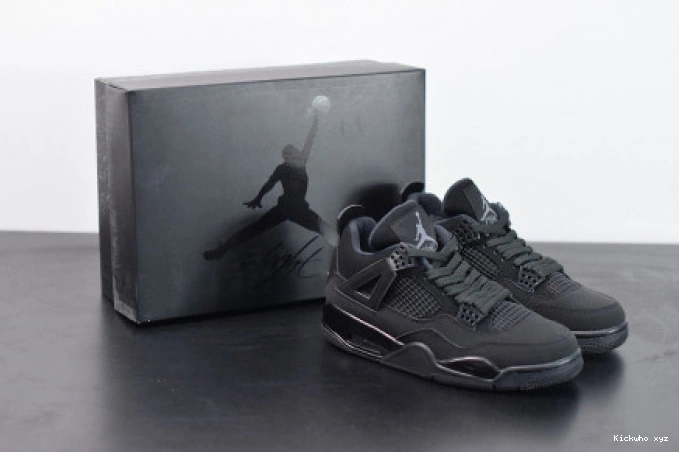Air Black Jordan 4 (2020) CU1110-010 Cat 0804
